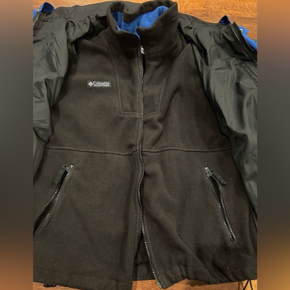 Vintage Columbia Bugaboo 3 In 1 Jacket Coat Shell + Fleece Bomber Men's Size L - Picture 6 of 9